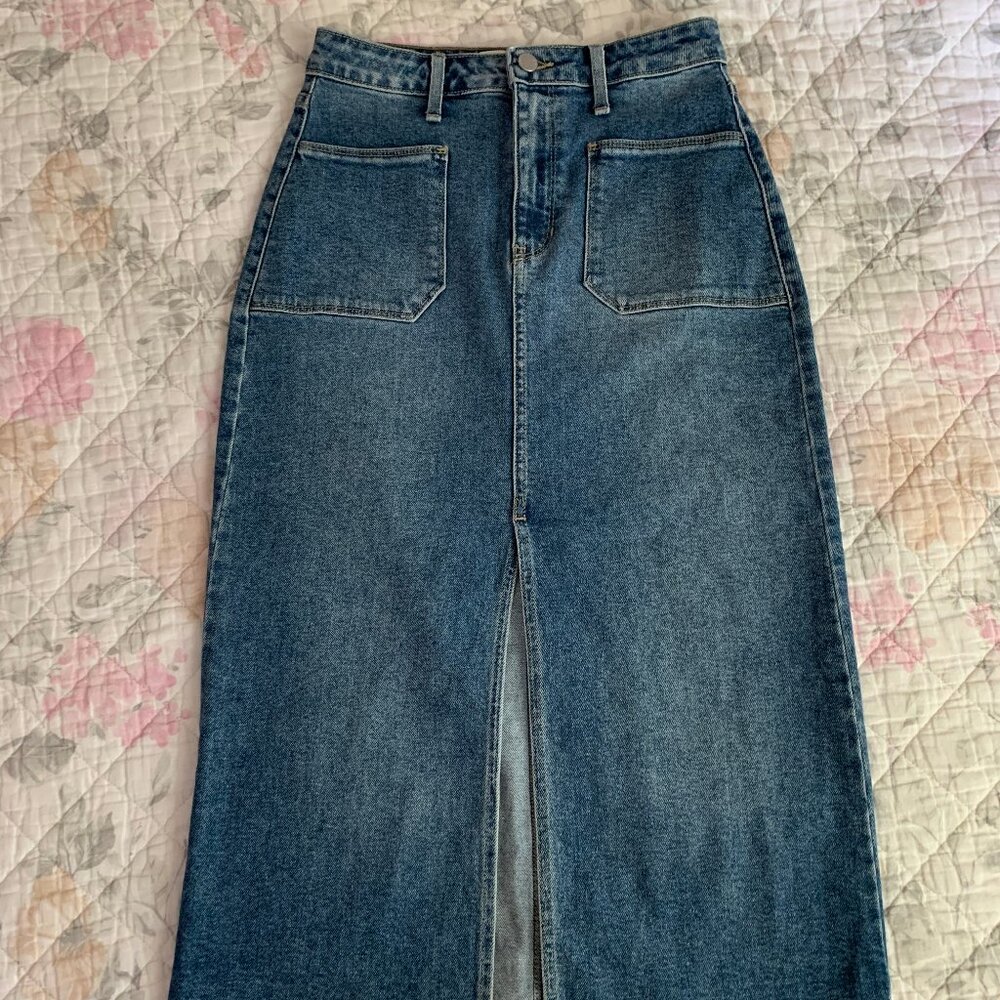 Midi Jean Skirt - Boutique